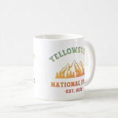 イエローストーン国立公園グラディエントハイキングキャンプ コーヒーマグカップ (正面右)