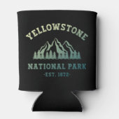 イエローストーン国立公園グラディエントハイキングキャンプ 缶クーラー (裏面)