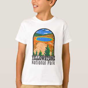 イエローストーン国立公園グランプリズマティック春T Tシャツ