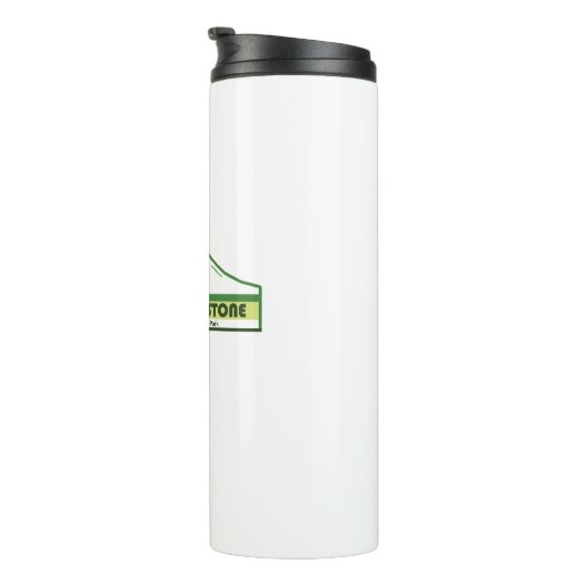 イエローストーン国立公園グリーンストライプズ タンブラー (回転右)