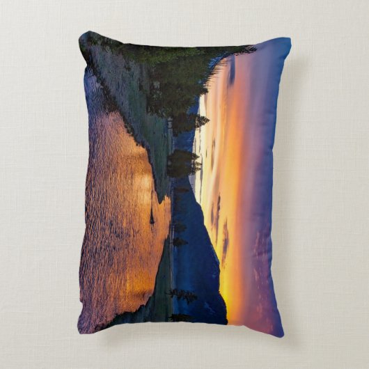 イエローストーン国立公園サンセット アクセントクッション (裏面(縦))