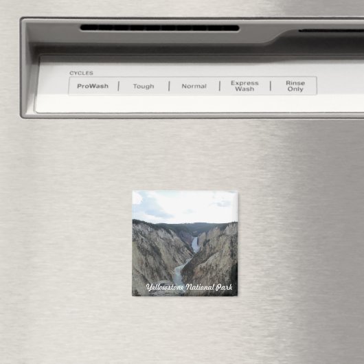 イエローストーン国立公園スクエアマグネット マグネット (インサイチュ (食洗機))