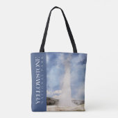 イエローストーン国立公園トートオールド忠実バッグ トートバッグ (裏面)