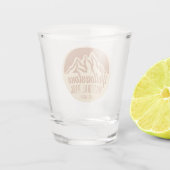 イエローストーン国立公園ハイキングキャンプ ショットグラス (裏面)