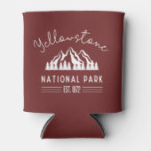 イエローストーン国立公園ハイキングキャンプ 缶クーラー (正面)