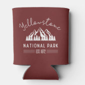 イエローストーン国立公園ハイキングキャンプ 缶クーラー (裏面)