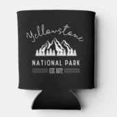 イエローストーン国立公園ハイキングキャンプ 缶クーラー (裏面)