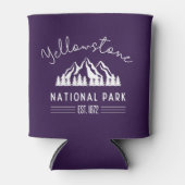 イエローストーン国立公園ハイキングキャンプ 缶クーラー (正面)