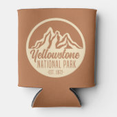 イエローストーン国立公園ハイキングキャンプ 缶クーラー (正面)