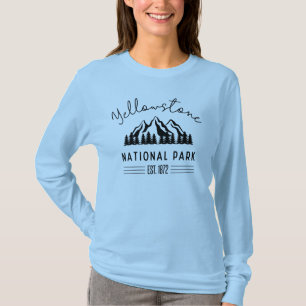 イエローストーン国立公園ハイキングキャンプ Tシャツ