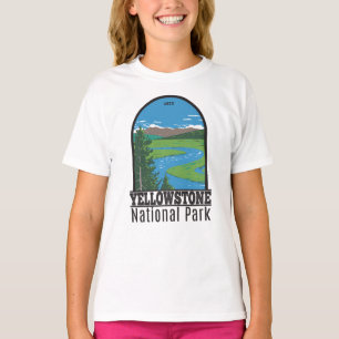 イエローストーン国立公園ハイデンバレーヴィンテージT- Tシャツ