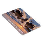 イエローストーン国立公園バイソン マグネット (右側)