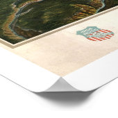 イエローストーン国立公園ポスター1902 ポスター (角)