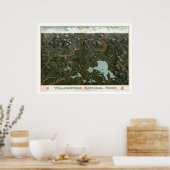 イエローストーン国立公園ポスター1902 ポスター (キッチン)