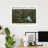 イエローストーン国立公園ポスター1902 ポスター (ホームオフィス)