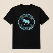 イエローストーン国立公園ムースバッジ Tシャツ