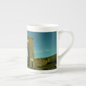 イエローストーン国立公園ルーズベルトアーチ ボーンチャイナマグカップ (右)