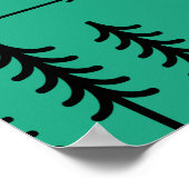 イエローストーン国立公園レトロワイオミングUSAビソン ポスター (角)