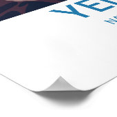 イエローストーン国立公園ワイオミングとモンタナ ポスター (角)