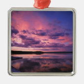 イエローストーン国立公園ワイオミング州米国 メタルオーナメント (正面)