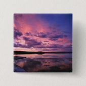 イエローストーン国立公園ワイオミング州米国 缶バッジ (正面)