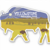 イエローストーン国立公園ワイオミンビソン シール (正面)