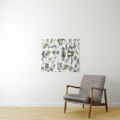 イエローストーン国立公園ワイルドライフパターン タペストリー (インサイチュ(横))