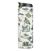 イエローストーン国立公園ワイルドライフパターン タンブラー (回転右)