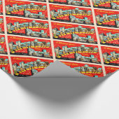 イエローストーン国立公園ヴィンテージはがき ラッピングペーパー (角)