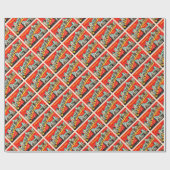 イエローストーン国立公園ヴィンテージはがき ラッピングペーパー (フラット)