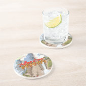 イエローストーン国立公園ヴィンテージポスター コースター (側面)