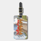 イエローストーン国立公園ヴィンテージポスター ラゲッジタグ (正面縦)