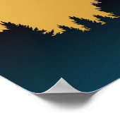 イエローストーン国立公園ヴィンテージ旅行ポスター ポスター (角)