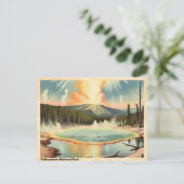 イエローストーン国立公園ヴィンテージ ポストカード (スタンド正面)