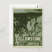 イエローストーン国立公園下秋はがき ポストカード (正面/裏面)