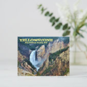 イエローストーン国立公園下秋 ポストカード (スタンド正面)