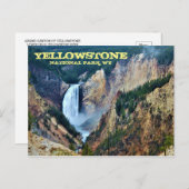 イエローストーン国立公園下秋 ポストカード (正面/裏面)