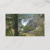 イエローストーン国立公園写真 名刺 (裏面)