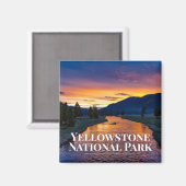 イエローストーン国立公園冷蔵庫用マグネット マグネット (正面/裏面)