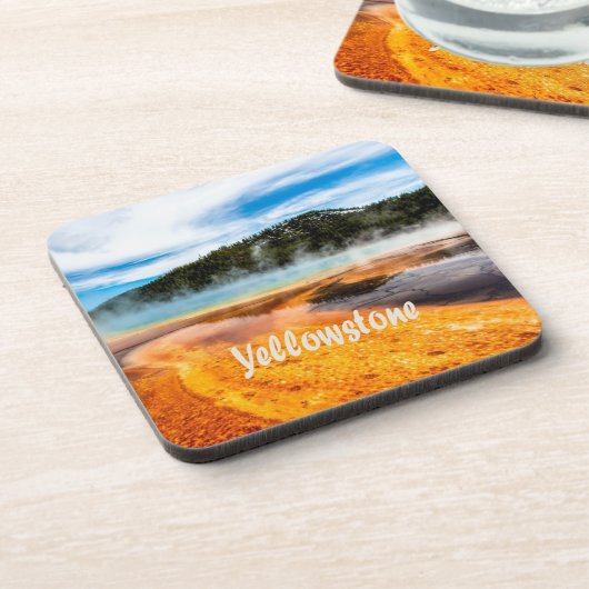 イエローストーン国立公園山自然動物 コースター (左側)