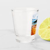 イエローストーン国立公園山自然動物 ショットグラス (左)