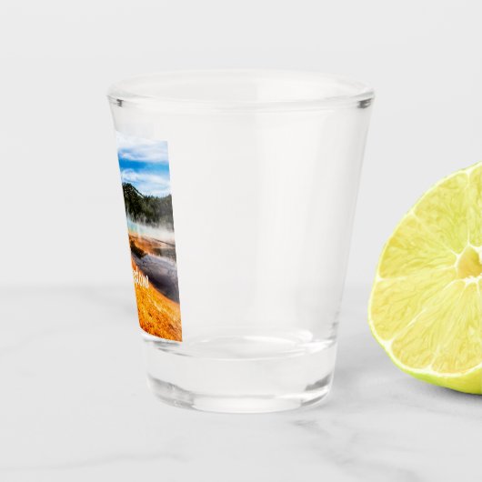 イエローストーン国立公園山自然動物 ショットグラス (右)