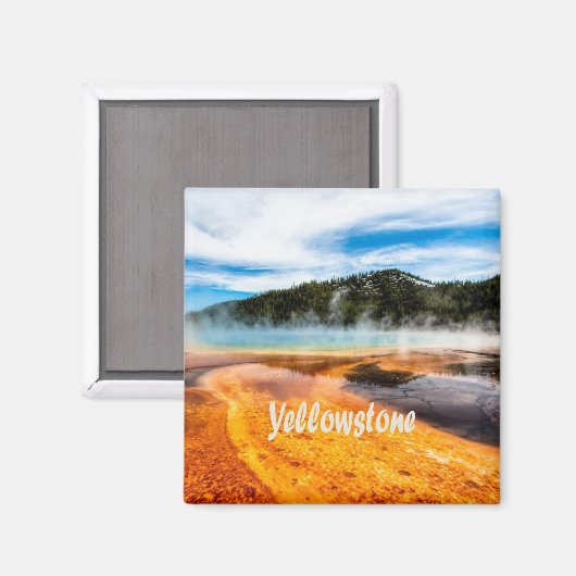 イエローストーン国立公園山自然動物 マグネット (正面/裏面)