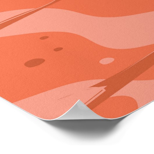 イエローストーン国立公園漫画旅行ポスター ポスター (角)