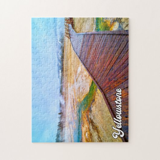 イエローストーン国立公園統一された州 ジグソーパズル (縦)