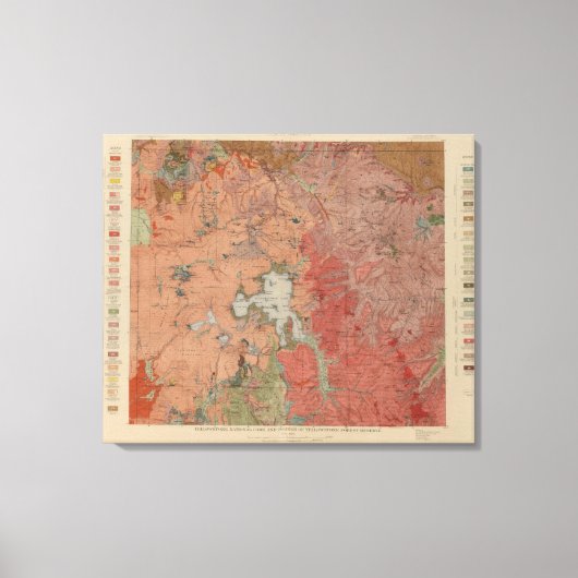 イエローストーン国立公園2 キャンバスプリント (正面)