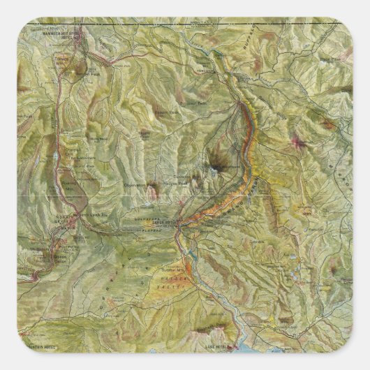 イエローストーン国立公園2 スクエアシール (正面)