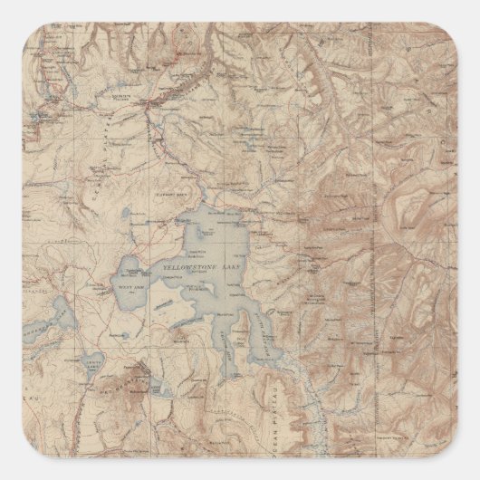 イエローストーン国立公園2 スクエアシール (正面)