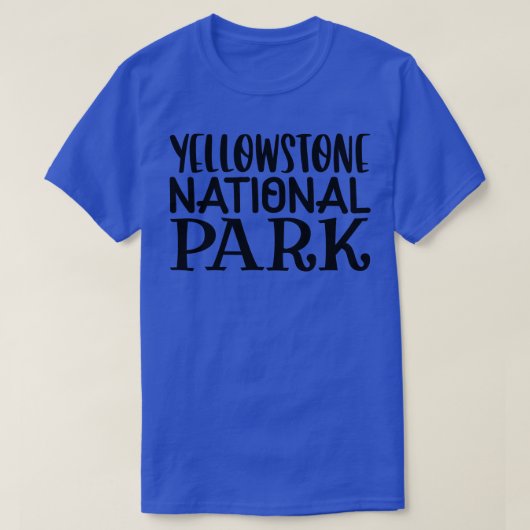 イエローストーン国立公園2 Tシャツ (デザイン正面)