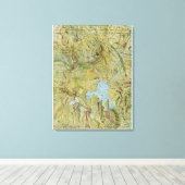 イエローストーン国立公園3 キャンバスプリント (インサイチュ (ウッドフロア))